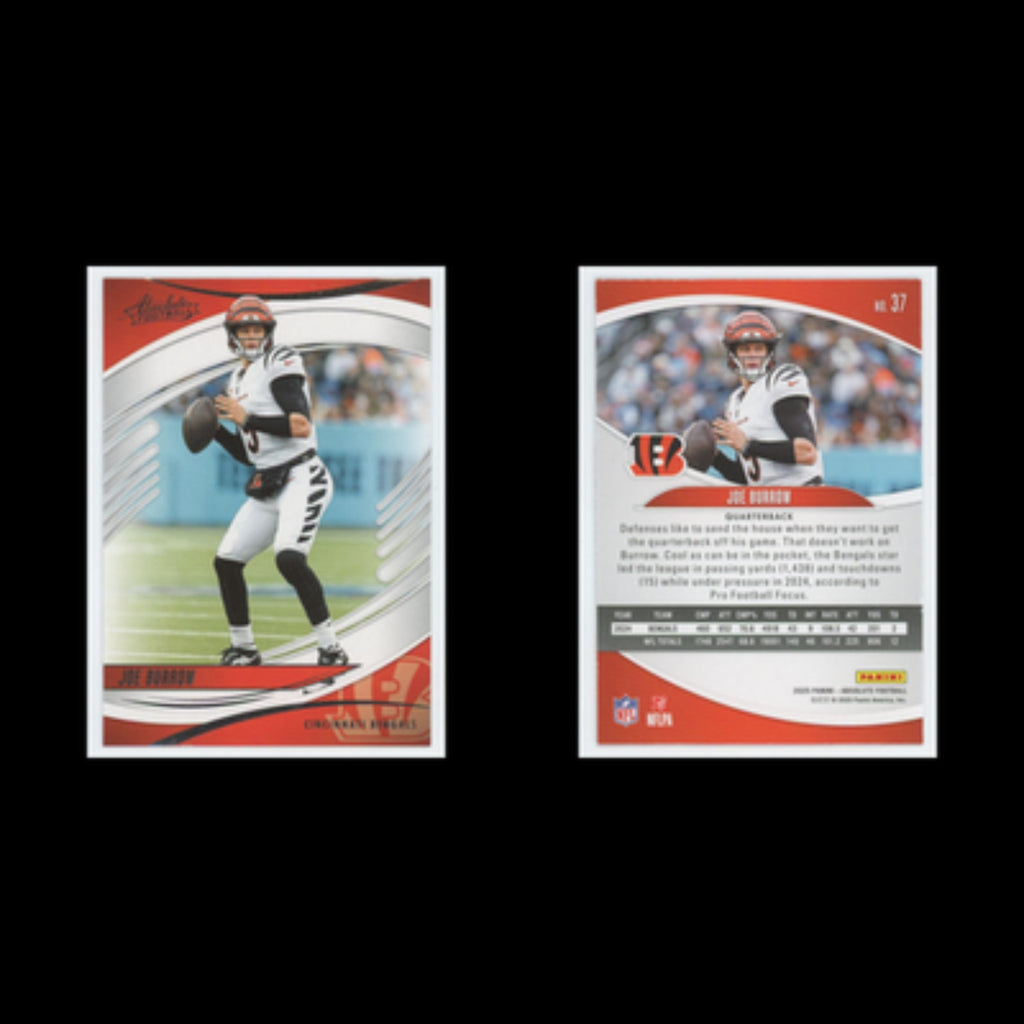 Joe Burrow #37 2025 Panini Absolute Cincinnati Bengals Football Card NFL NM