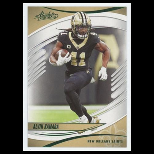 Alvin Kamara #36 2025 Panini Absolute New Orleans Saints Football Card NFL NM