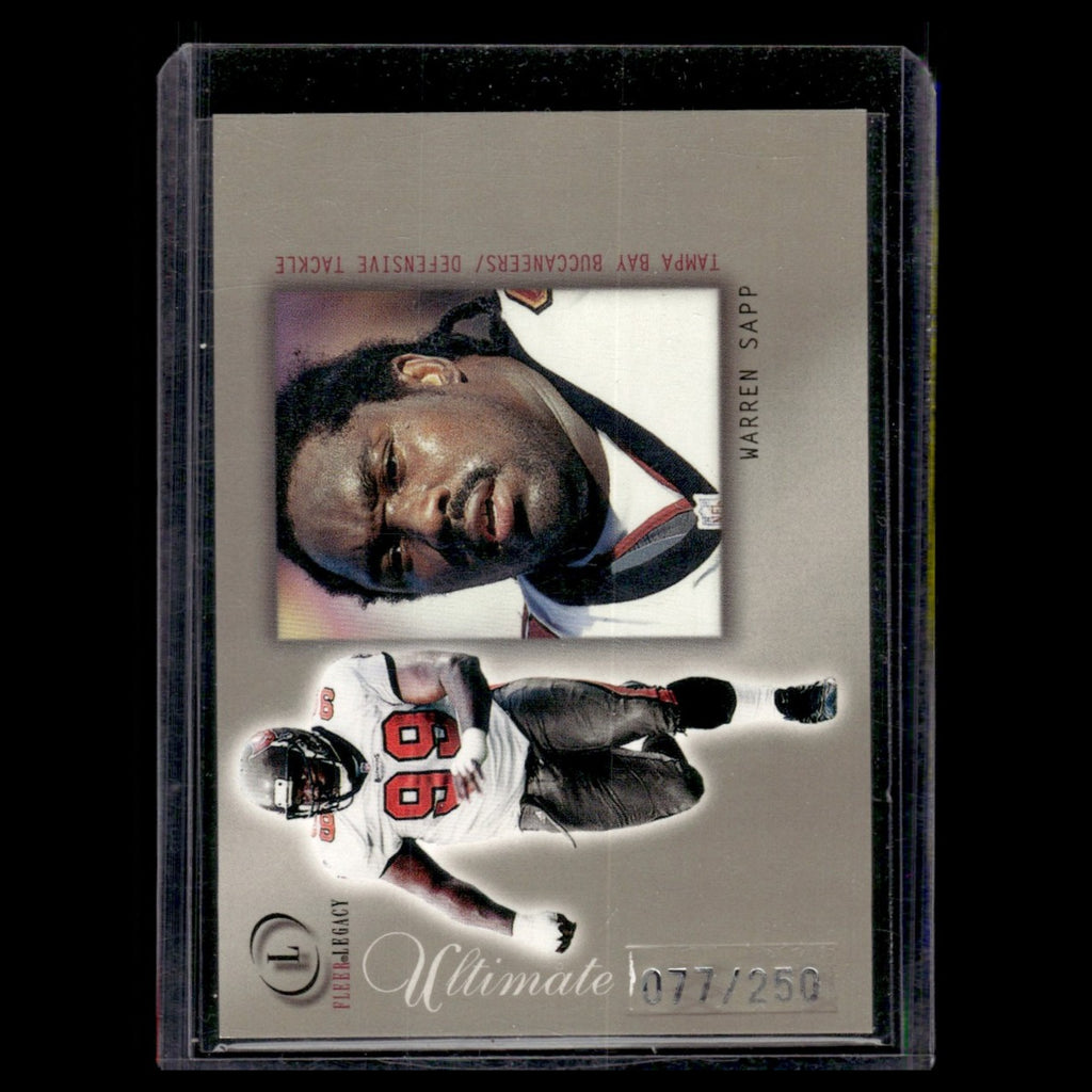 Warren Sapp /250 #41 2001 Fleer Legacy Ultimate Tampa Bay Buccaneers Football NM
