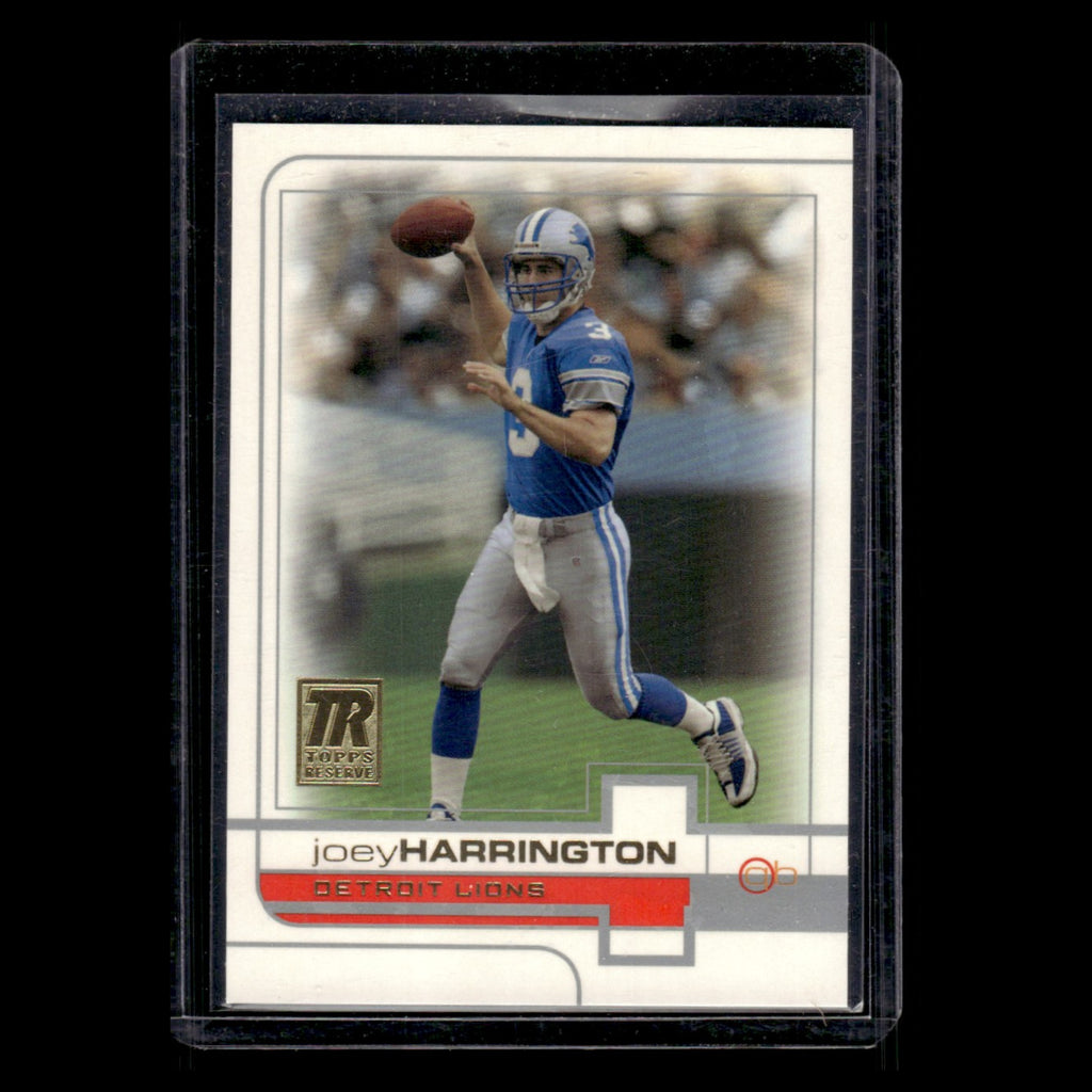 Joey Harrington Rookie /999 #150 2002 Topps Reserve Detroit Lions Football Card
