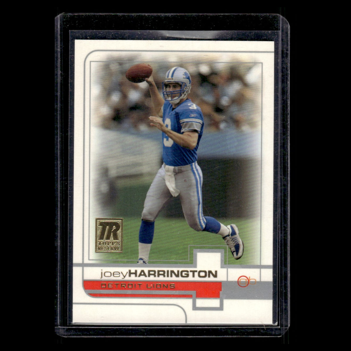 Joey Harrington Rookie /999 #150 2002 Topps Reserve Detroit Lions Football Card