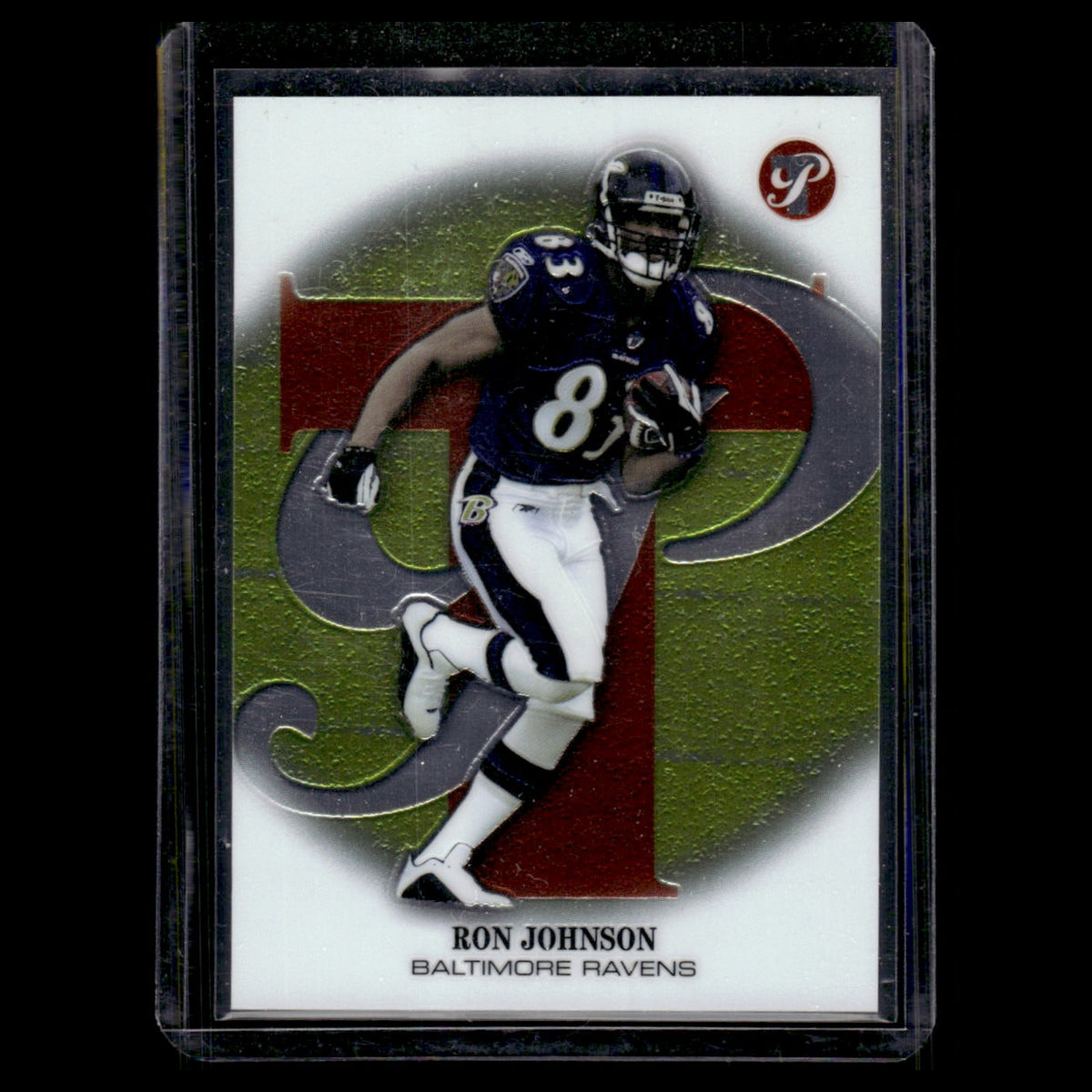 Ron Johnson /499 #149 2002 Topps Pristine Baltimore Ravens Football Card NFL NM