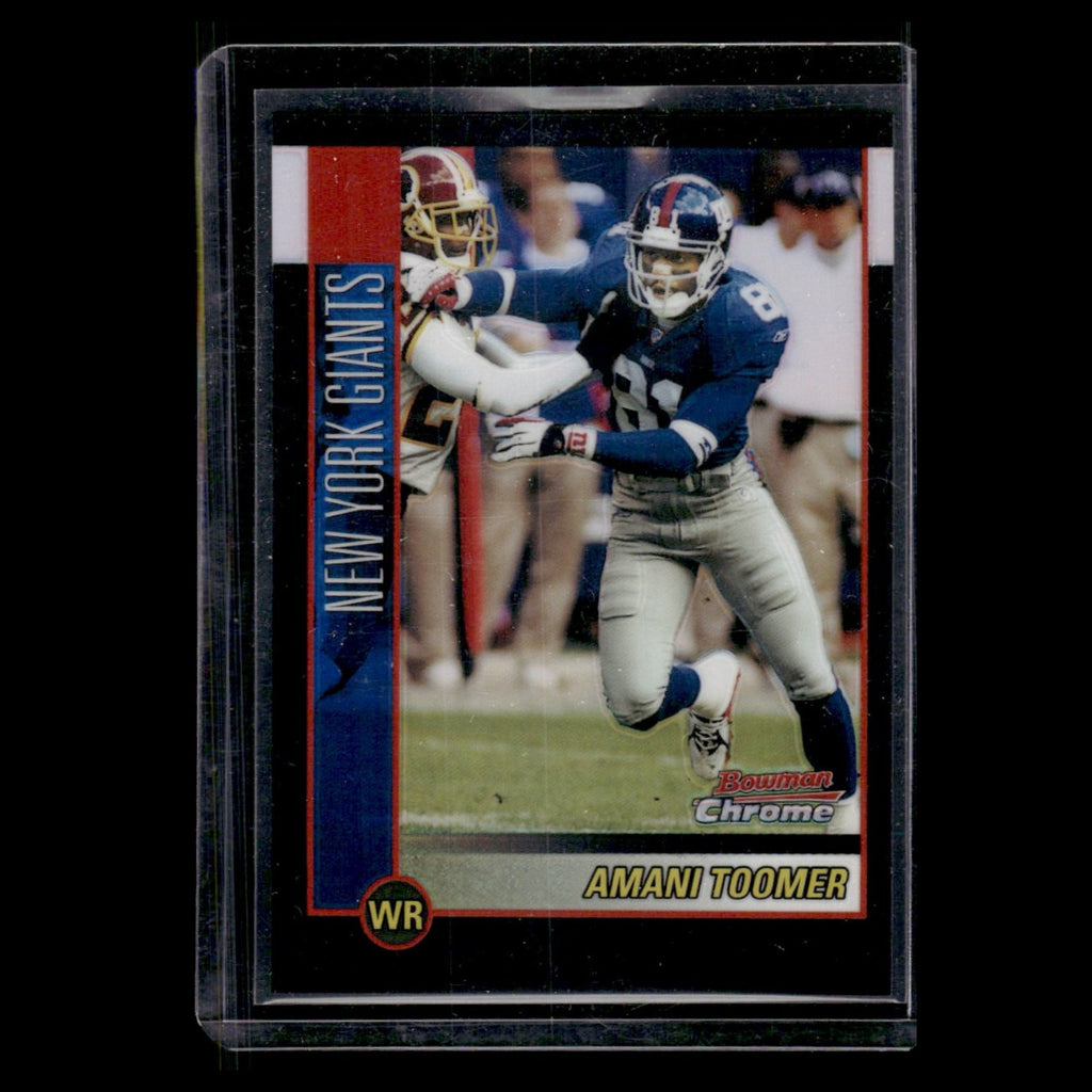 Amani Toomer /500 #108 2002 Bowman Chrome Refractors New York Giants Football NM