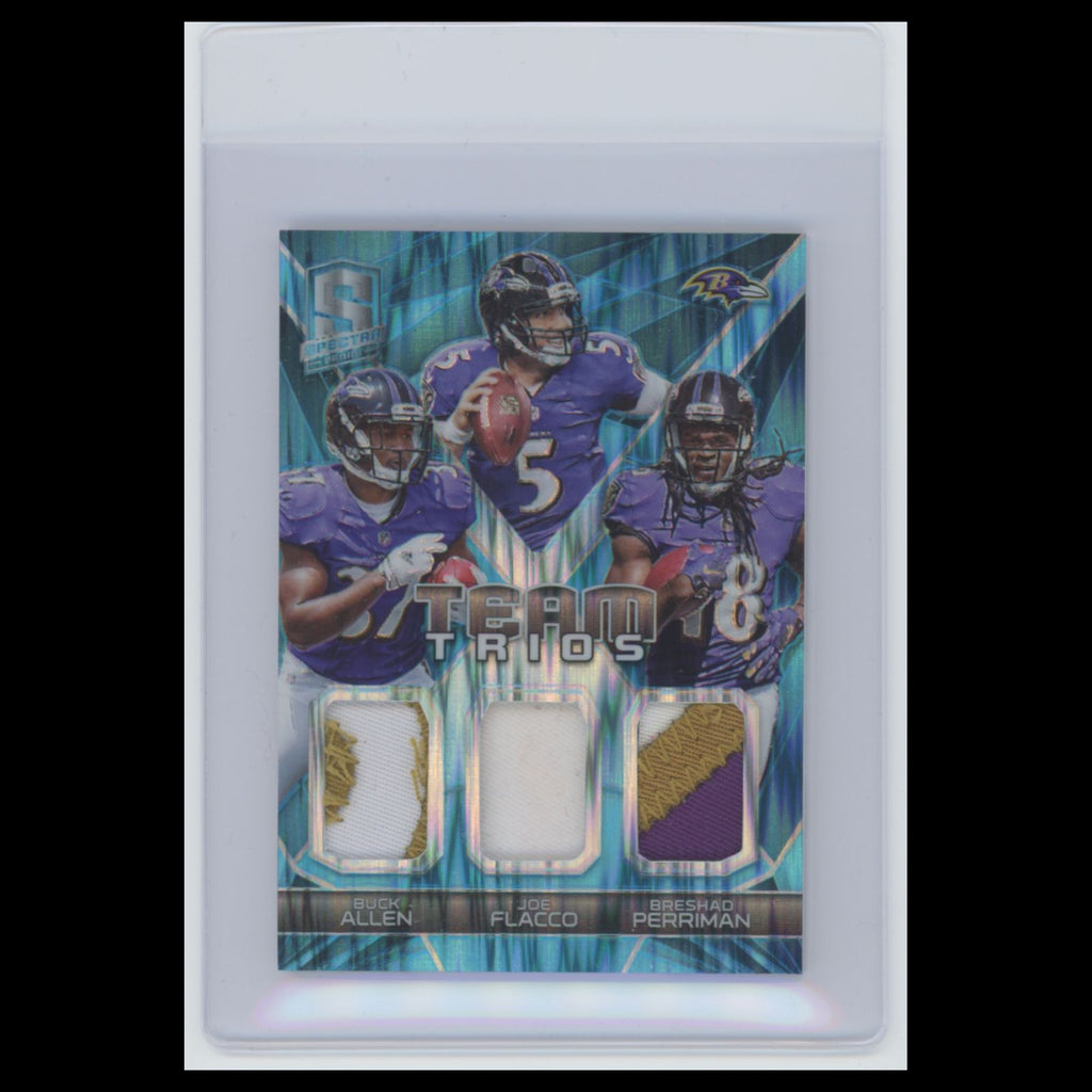 Breshad Perriman/Buck Allen/Joe Flacco /50 #TT-BAL 2015 Baltimore Ravens Card NM