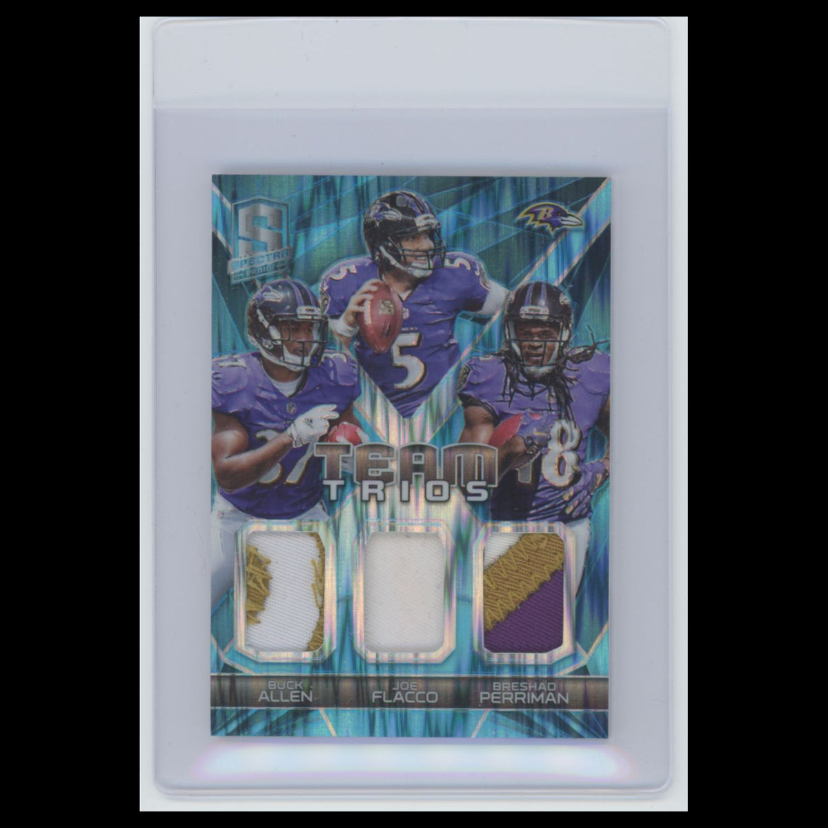 Breshad Perriman/Buck Allen/Joe Flacco /50 #TT-BAL 2015 Baltimore Ravens Card NM
