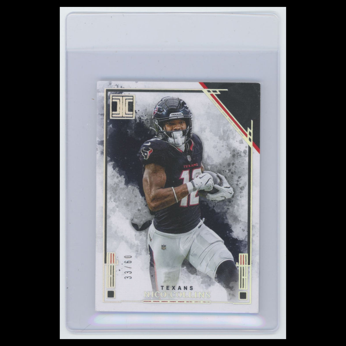 Nico Collins /60 #28 2025 Panini Impeccable Houston Texans Football Card NFL NM