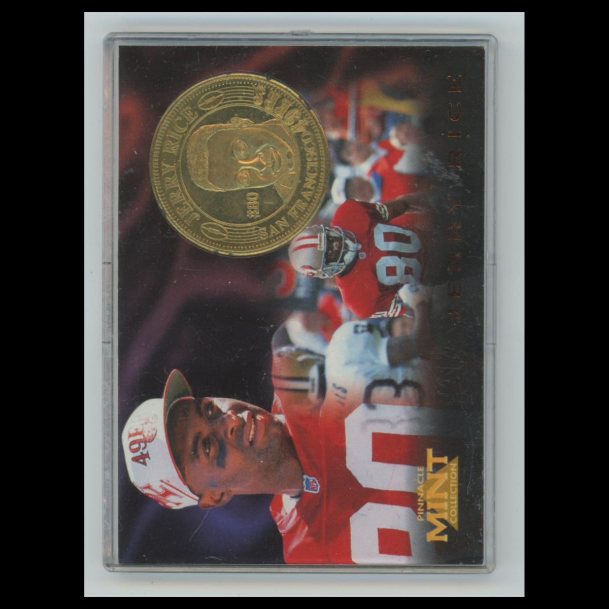 Jerry Rice #16 1996 Pinnacle Mint San Francisco 49ers Football Card NFL NM