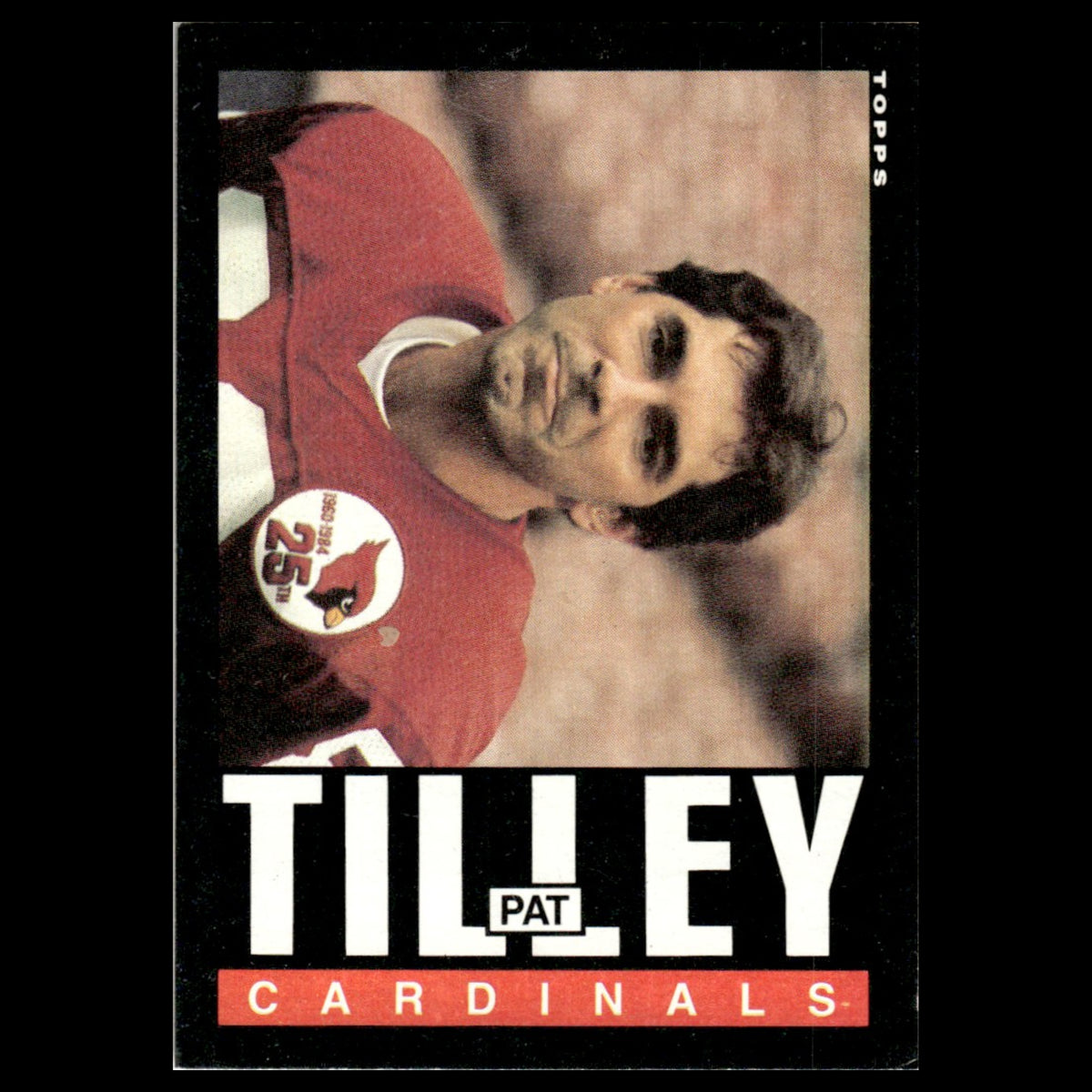 Pat Tilley #146 1985 Topps St. Louis Cardinals Football Card NFL NM