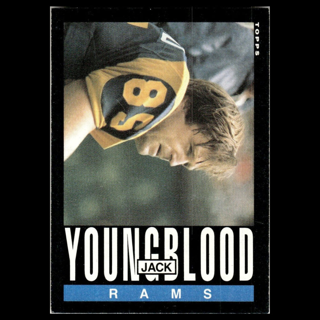 Jack Youngblood #88 1985 Topps Los Angeles Rams Football Card NFL NM