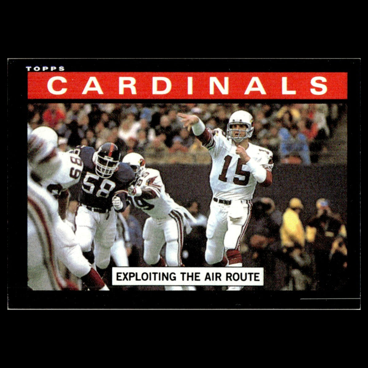 Cardinals Team Leaders #137 1985 Topps St. Louis Cardinals Football Card NFL NM