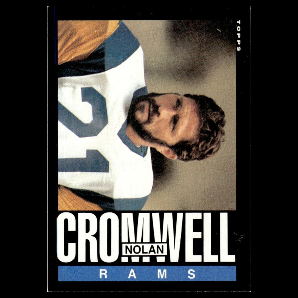 Nolan Cromwell #78 1985 Topps Los Angeles Rams Football Card NFL NM
