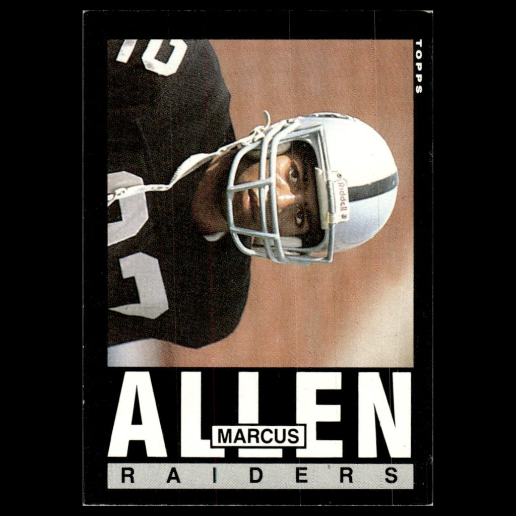 Marcus Allen #282 1985 Topps Los Angeles Raiders Football Card NFL NM