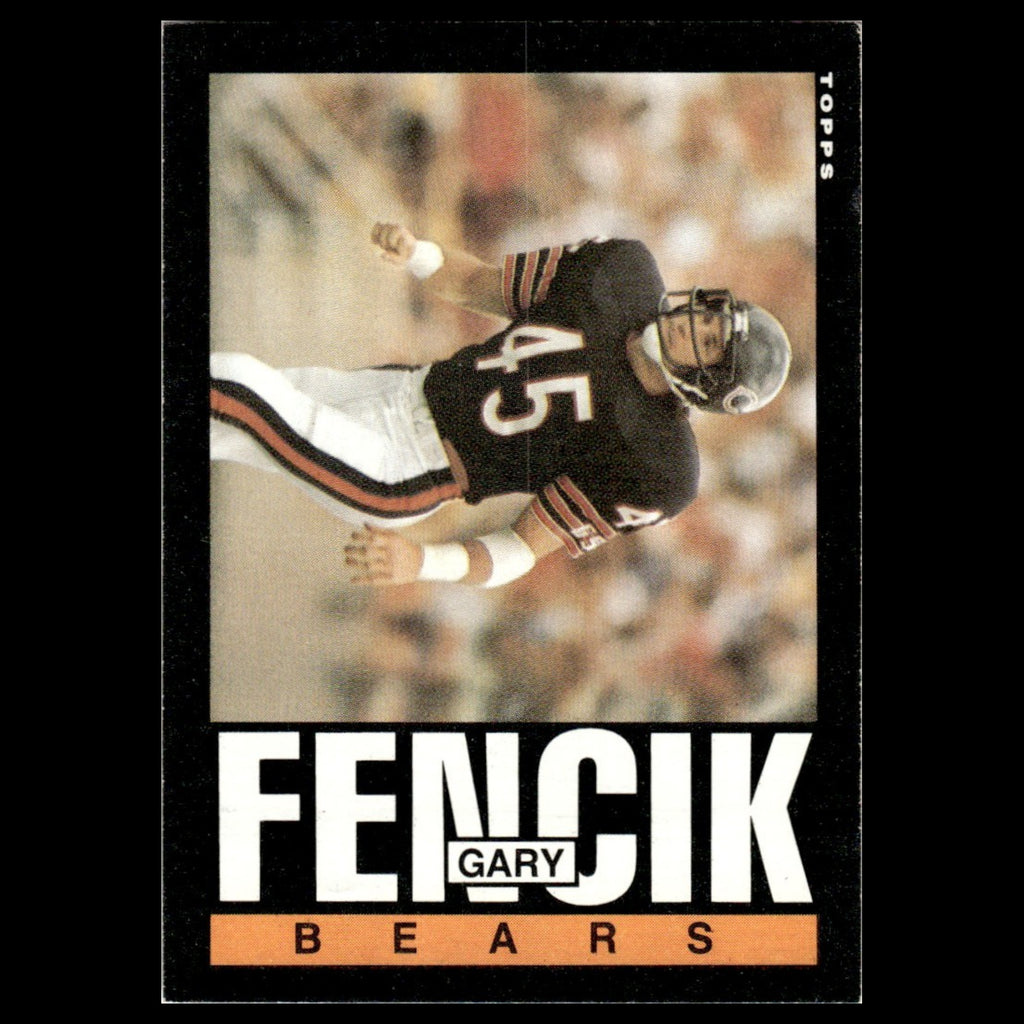 Gary Fencik #25 1985 Topps Chicago Bears Football Card NFL NM