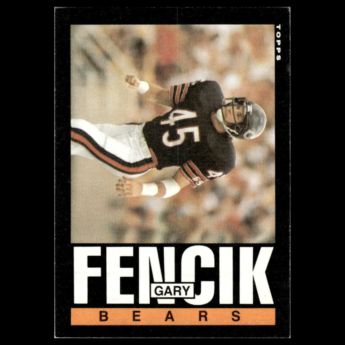 Gary Fencik #25 1985 Topps Chicago Bears Football Card NFL NM