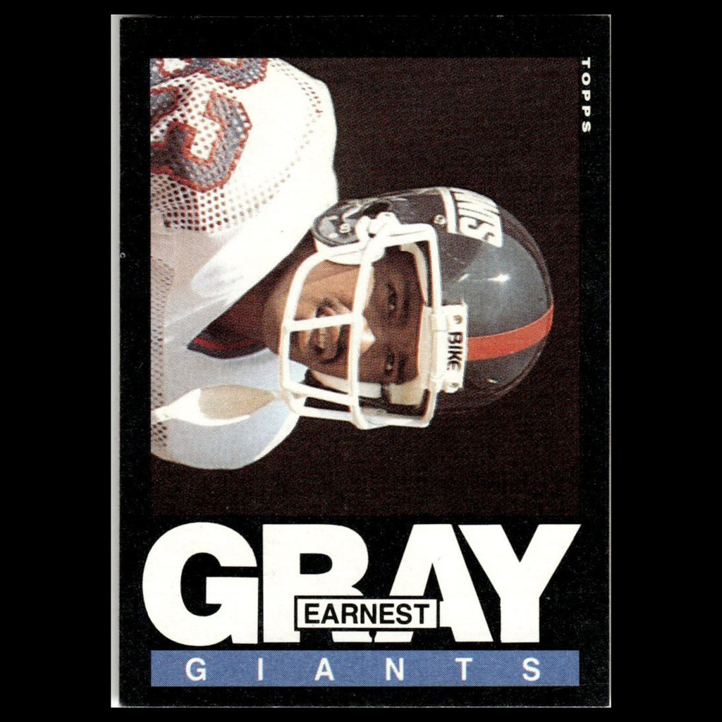 Earnest Gray #115 1985 Topps New York Giants Football Card NFL NM