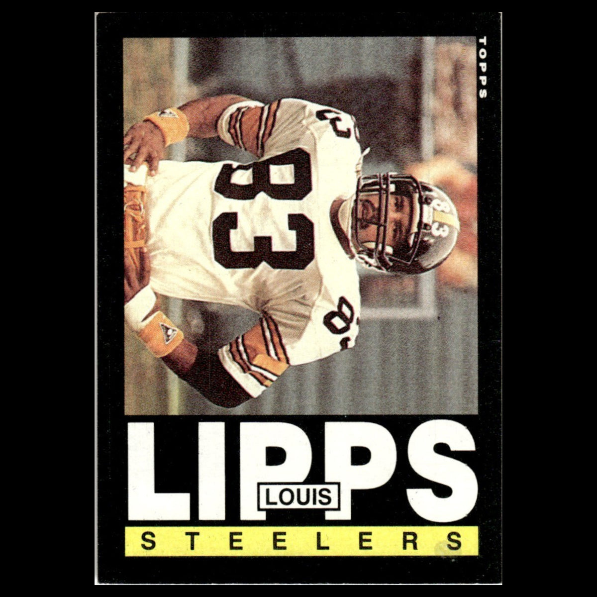 Louis Lipps #358 1985 Topps Pittsburgh Steelers Football Card NFL NM