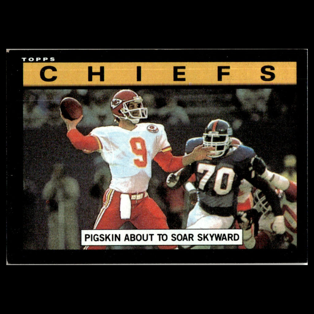 Chiefs Team Leaders #269 1985 Topps Kansas City Chiefs Football Card NFL NM