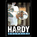 Bruce Hardy #312 1985 Topps Miami Dolphins Football Card NFL NM