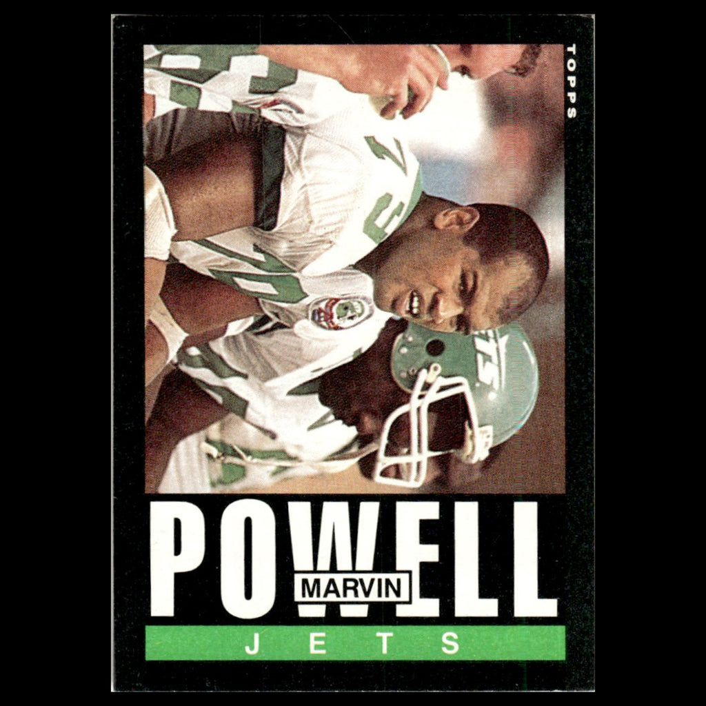 Marvin Powell #347 1985 Topps New York Jets Football Card NFL NM