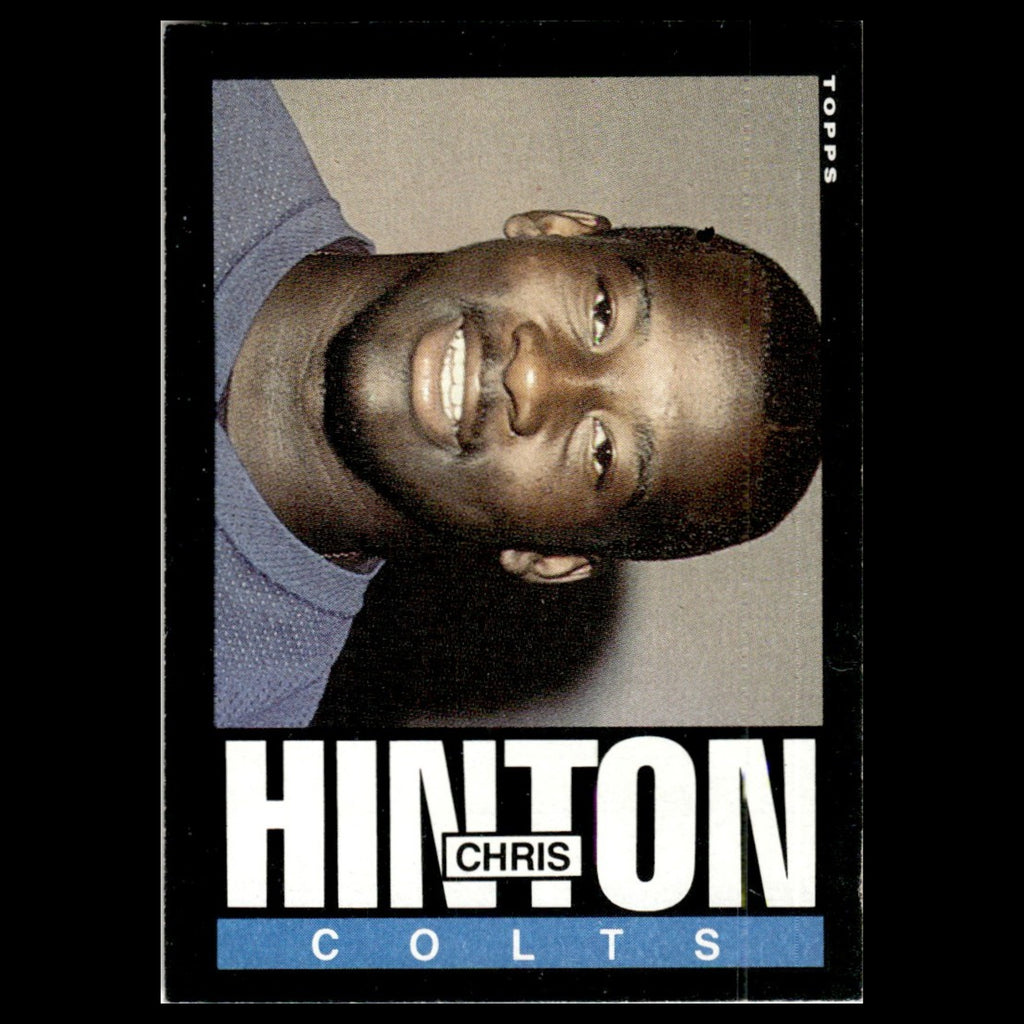 Chris Hinton #263 1985 Topps Indianapolis Colts Football Card NFL NM