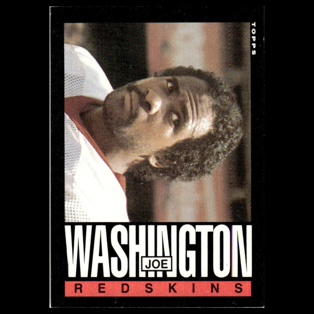 Joe Washington #191 1985 Topps Washington Redskins Football Card NFL NM