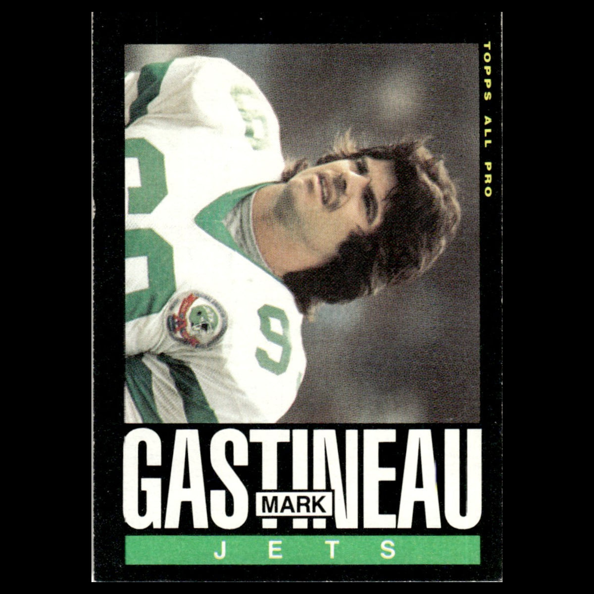 Mark Gastineau #337 1985 Topps New York Jets Football Card NFL NM