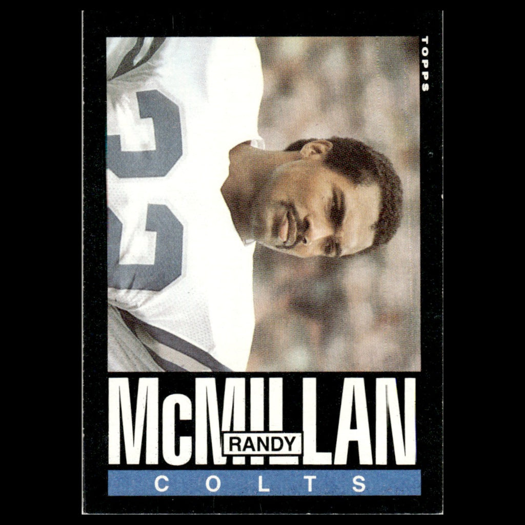 Randy McMillan #265 1985 Topps Indianapolis Colts Football Card NFL NM