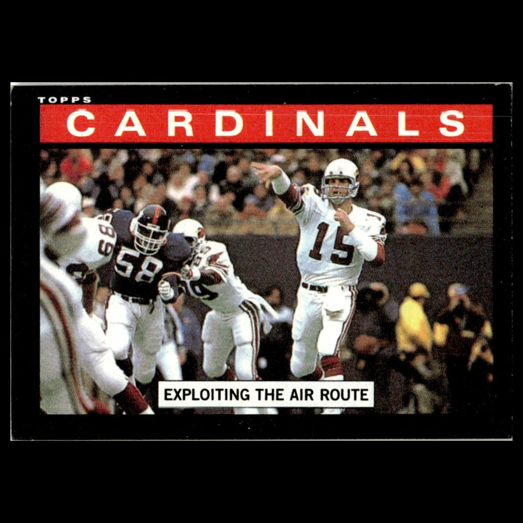 Cardinals Team Leaders #137 1985 Topps St. Louis Cardinals Football Card NFL NM