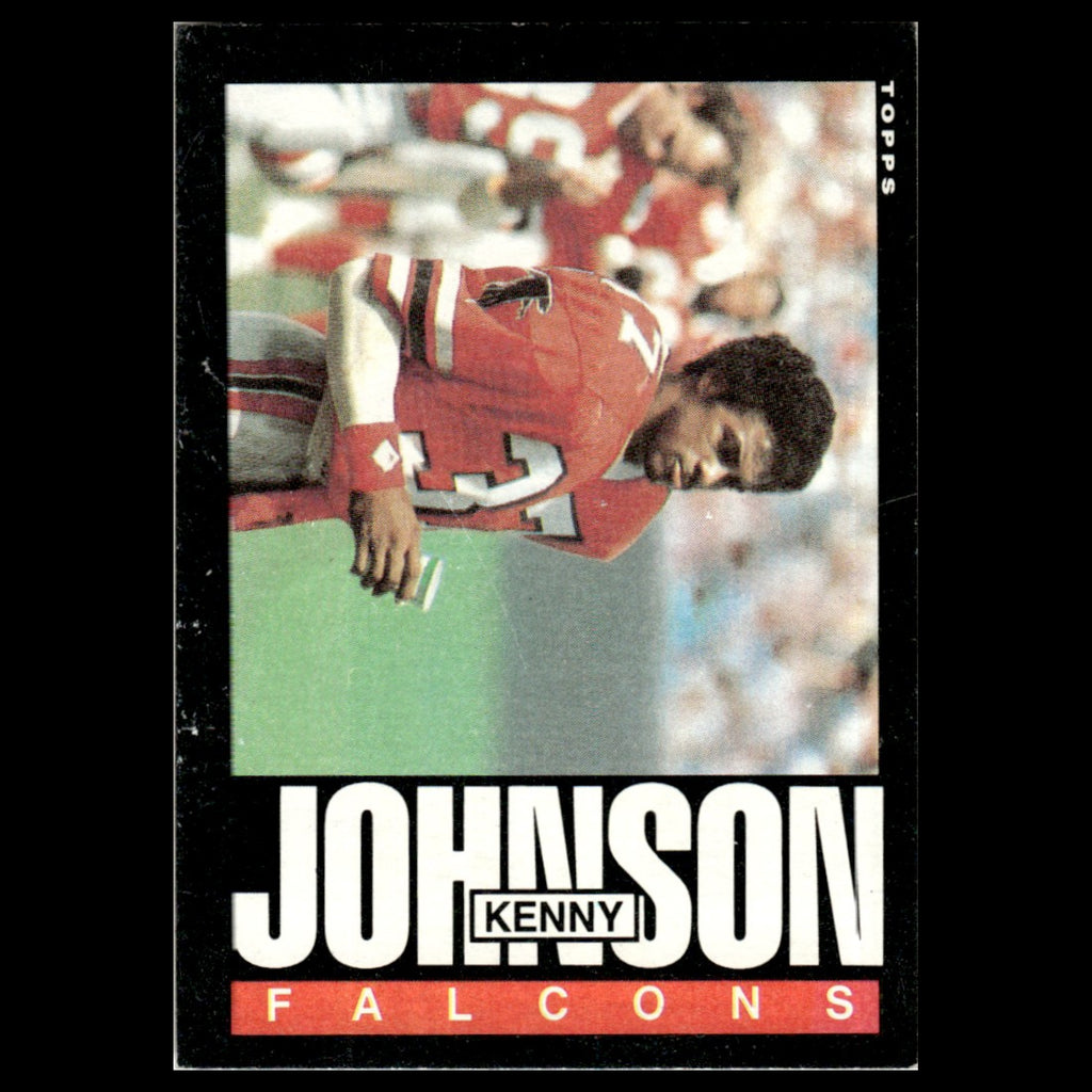 Kenny Johnson #16 1985 Topps Atlanta Falcons Football Card NFL NM