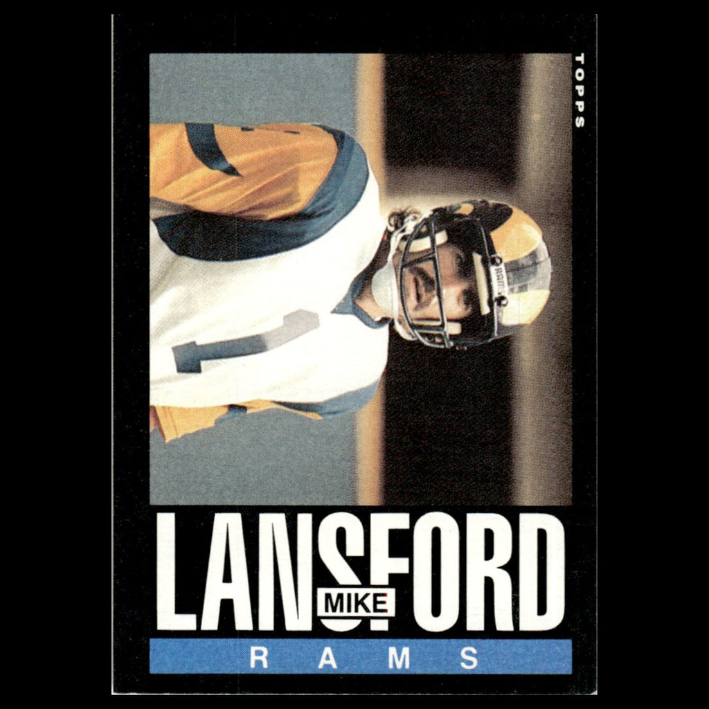 Mike Lansford #84 1985 Topps Los Angeles Rams Football Card NFL NM