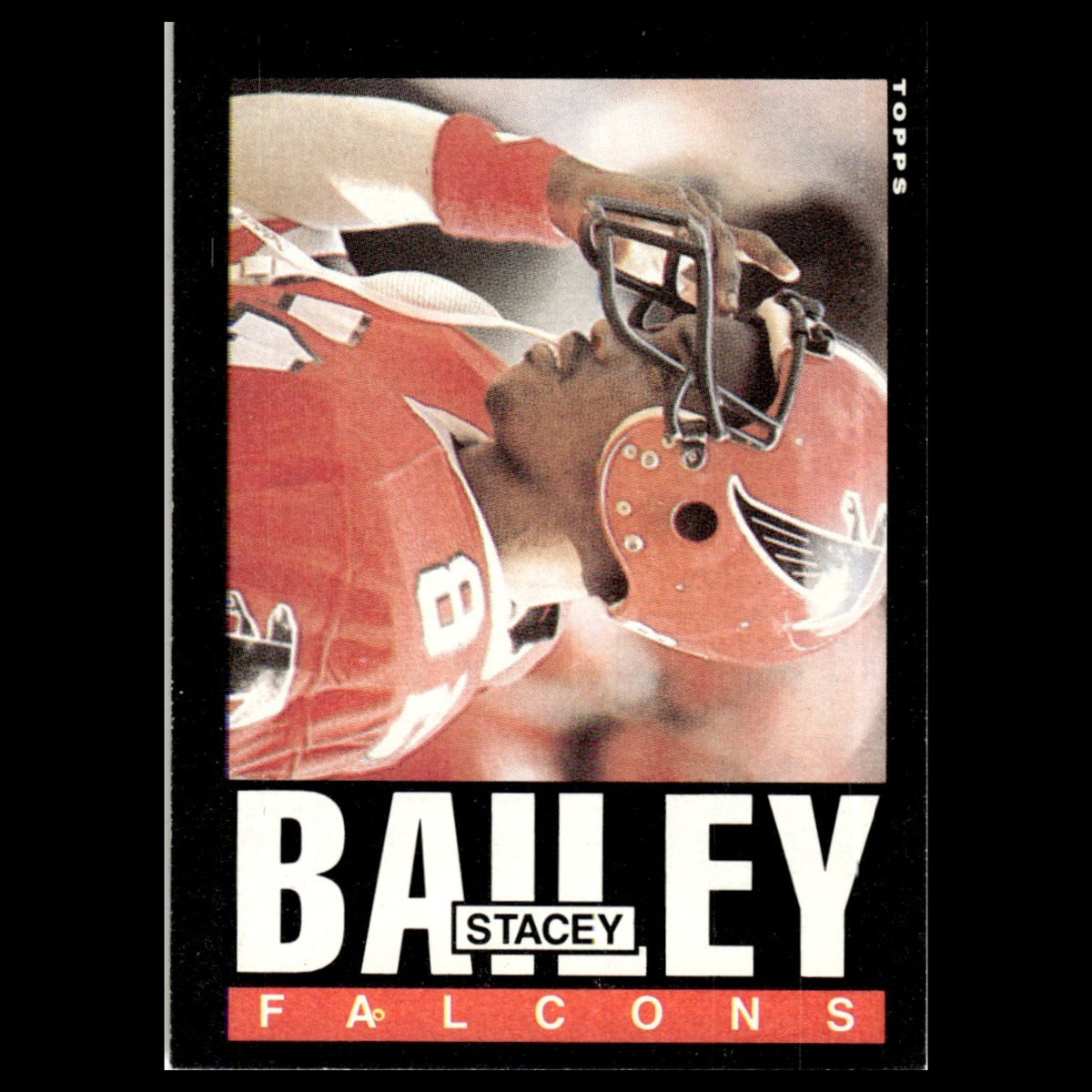 Stacey Bailey #12 1985 Topps Atlanta Falcons Football Card NFL NM