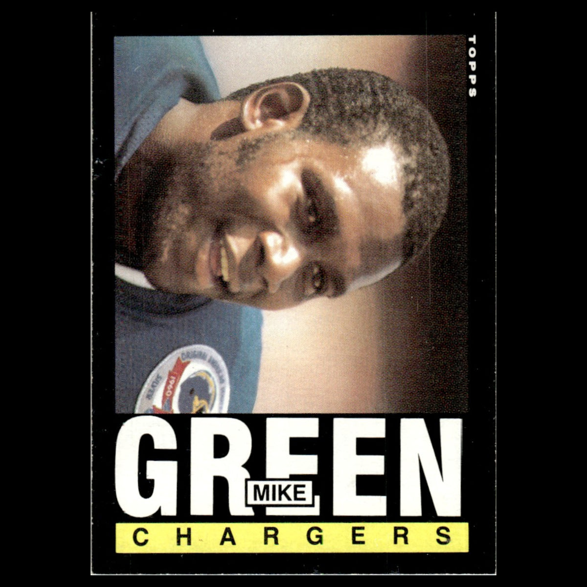 Mike Green #373 1985 Topps San Diego Chargers Football Card NFL NM