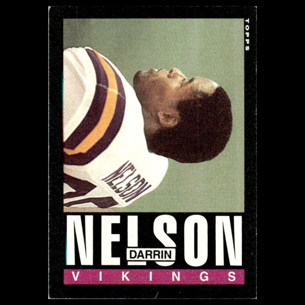Darrin Nelson #97 1985 Topps Minnesota Vikings Football Card NFL NM