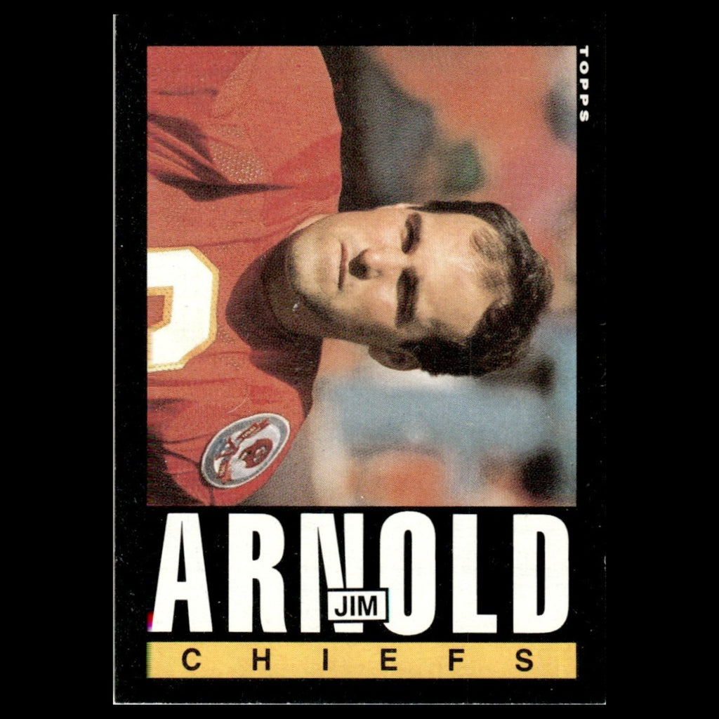Jim Arnold #270 1985 Topps Kansas City Chiefs Football Card NFL NM