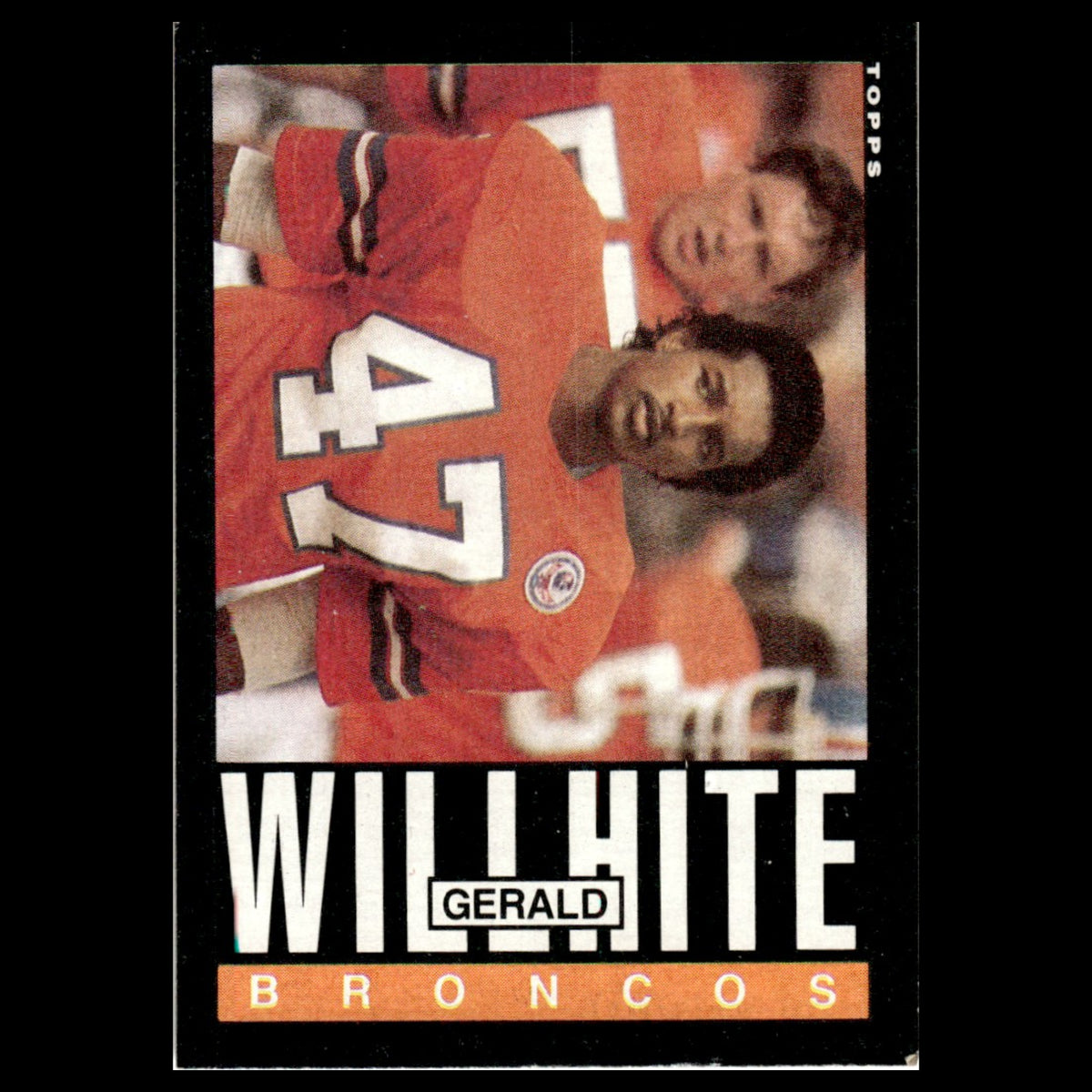 Gerald Willhite #246 1985 Topps Denver Broncos Football Card NFL NM