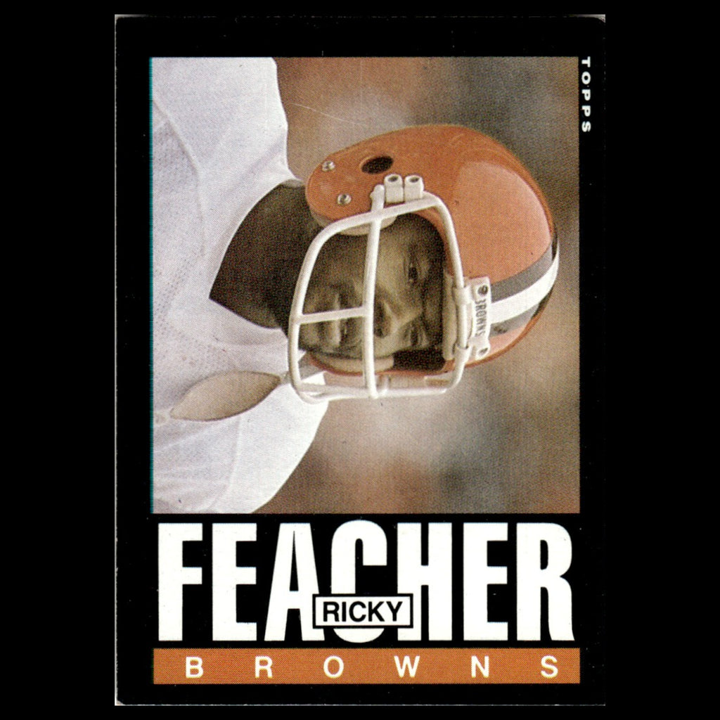 Ricky Feacher #227 1985 Topps Cleveland Browns Football Card NFL NM