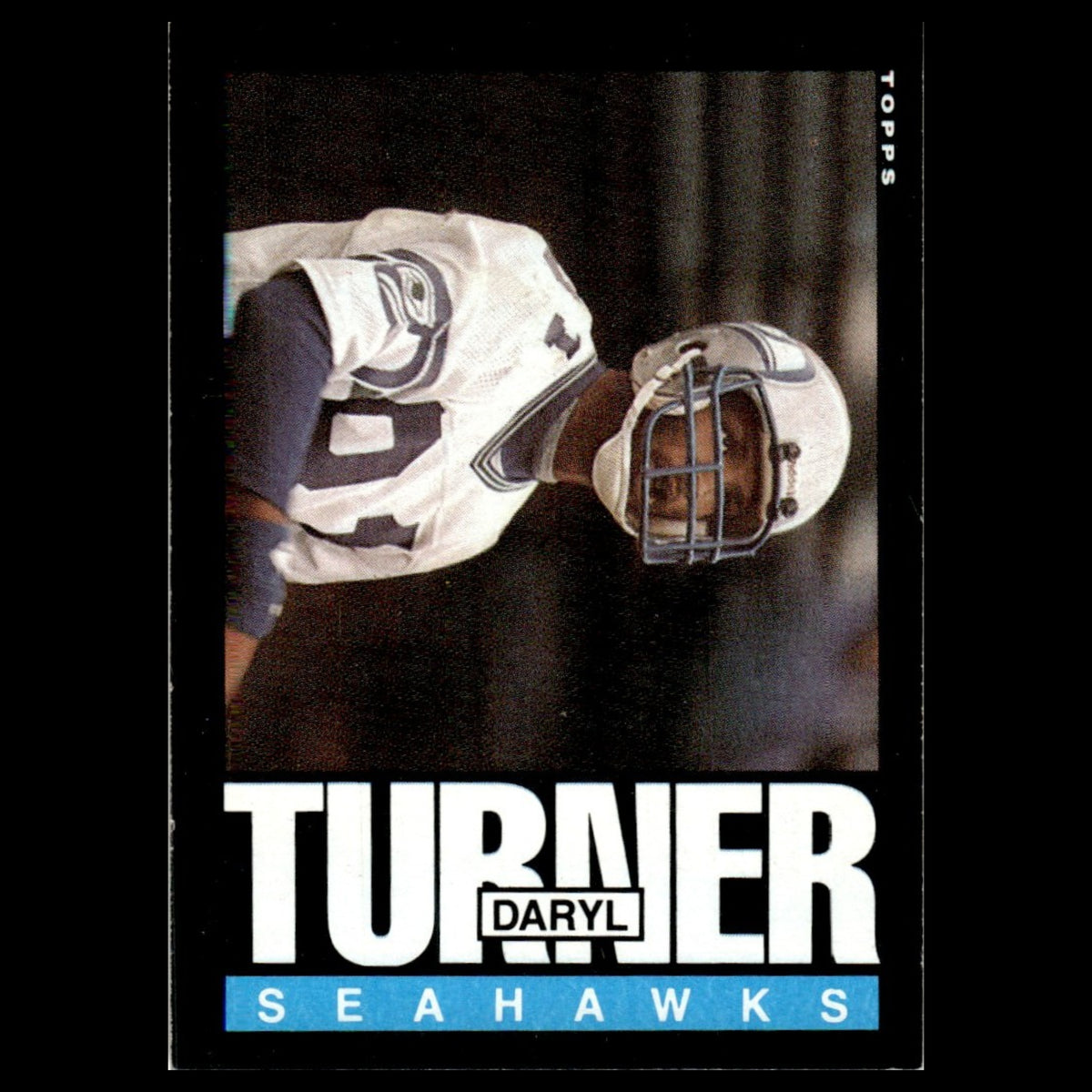 Daryl Turner #391 1985 Topps Seattle Seahawks Football Card NFL NM