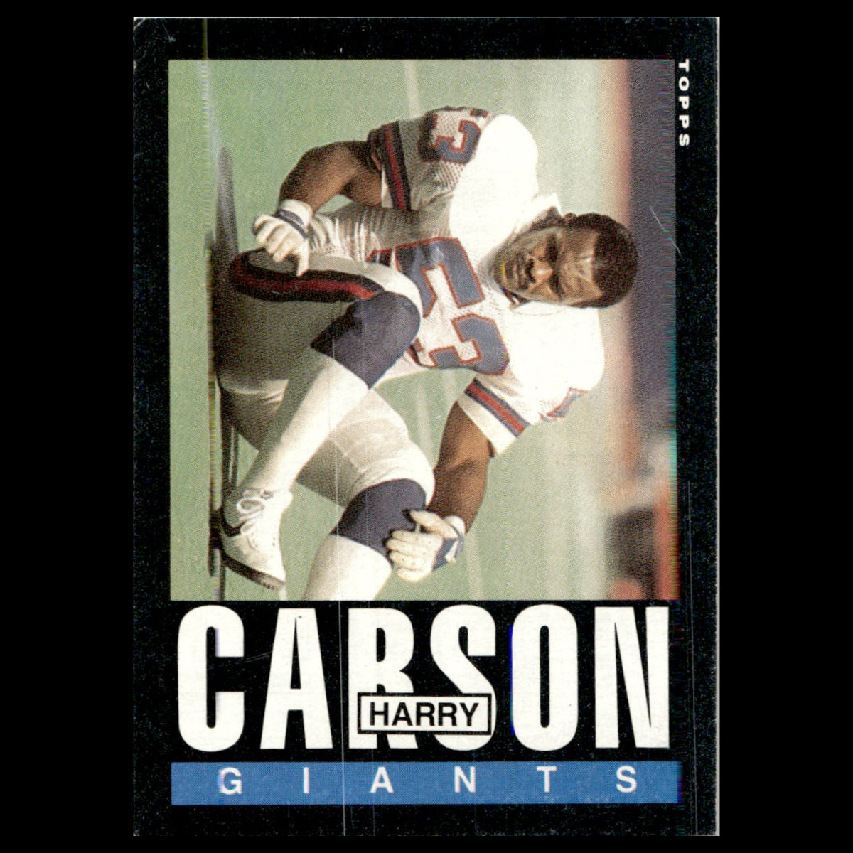 Harry Carson #114 1985 Topps New York Giants Football Card NFL NM