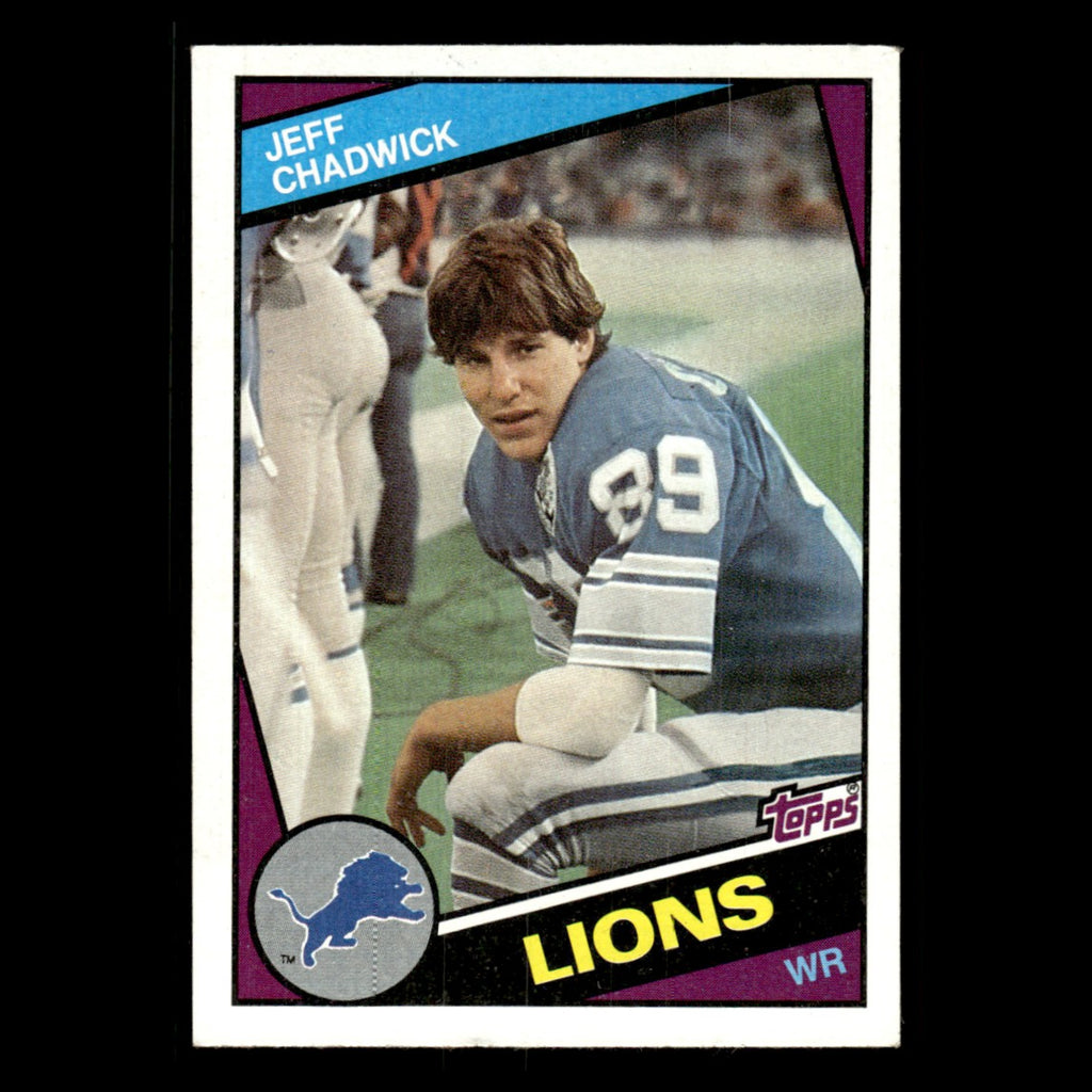Jeff Chadwick #251 1984 Topps Detroit Lions Football Card NFL EX