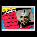Todd Christensen Raiders Team Leaders #97 1984 Topps Los Angeles Raiders Card EX