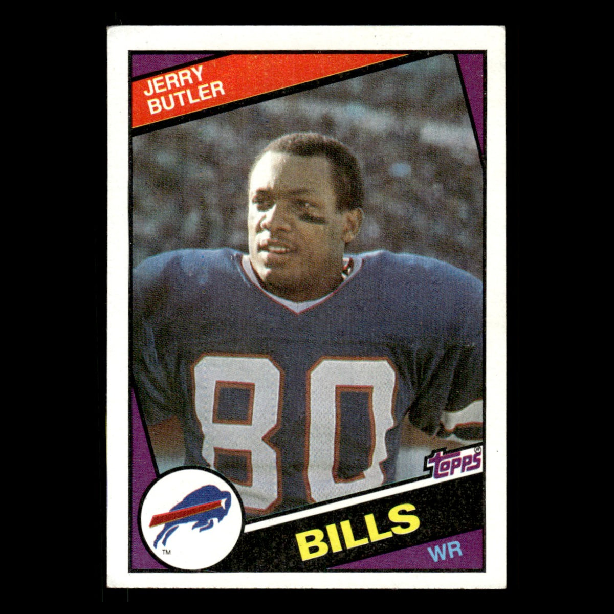 Jerry Butler #22 1984 Topps Buffalo Bills Football Card NFL EX