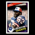 Harry Carson #314 1984 Topps New York Giants Football Card NFL EX