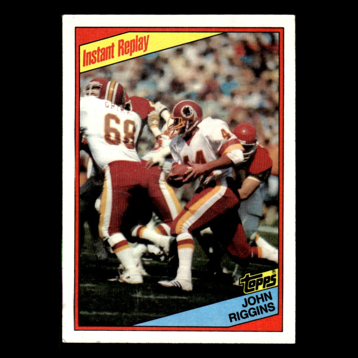 John Riggins #389 1984 Topps Washington Redskins Football Card NFL EX