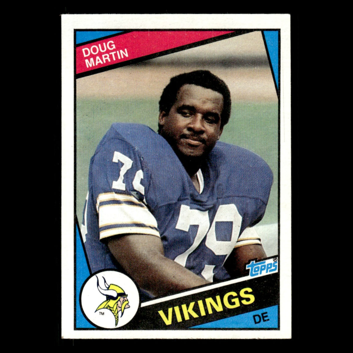 Doug Martin #294 1984 Topps Minnesota Vikings Football Card NFL EX