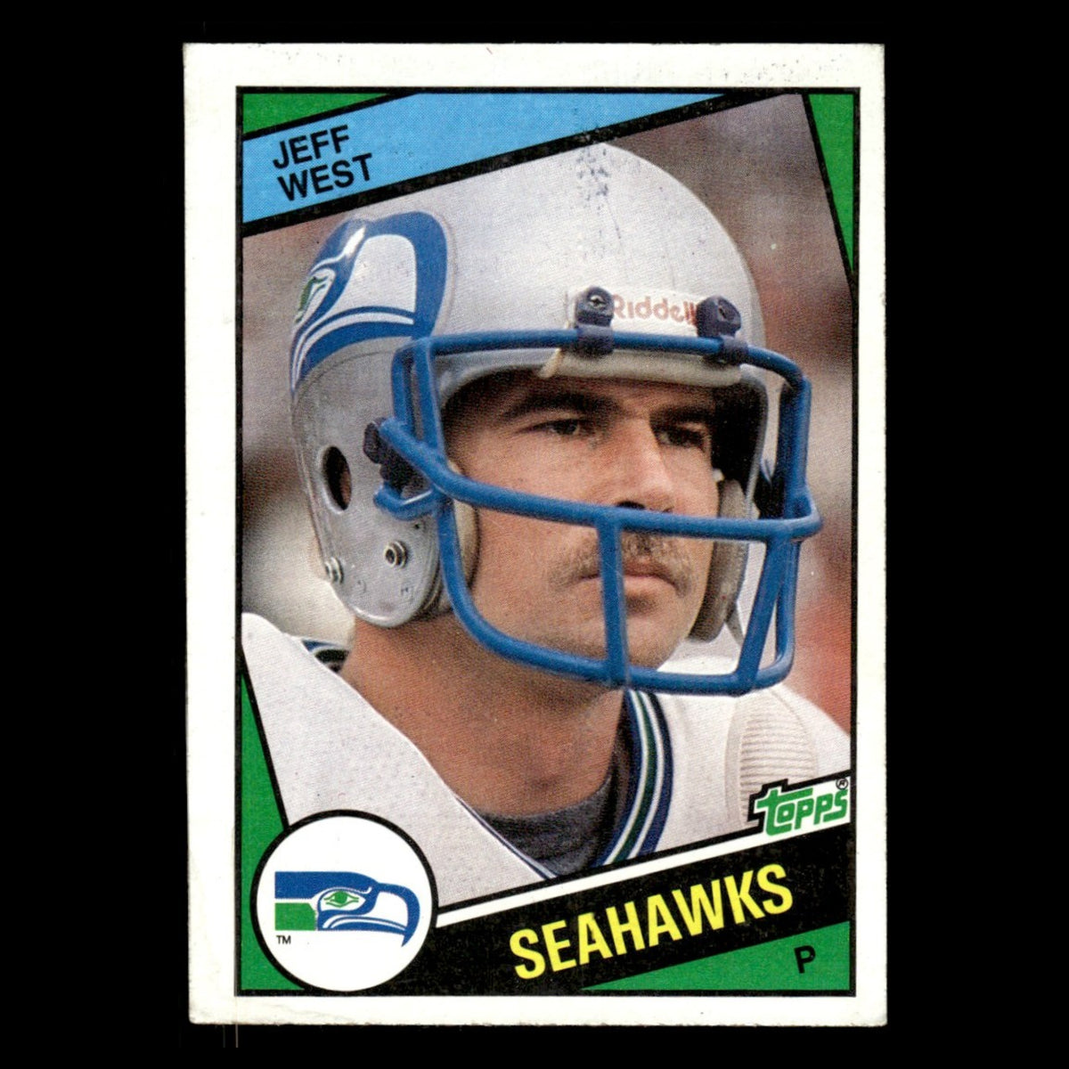 Jeff West #200 1984 Topps Seattle Seahawks Football Card NFL EX