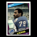 William Gay #254 1984 Topps Detroit Lions Football Card NFL EX