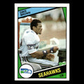 Dave Brown #190 1984 Topps Seattle Seahawks Football Card NFL EX