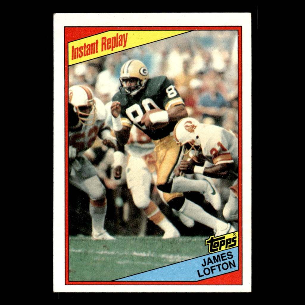 James Lofton #273 1984 Topps Green Bay Packers Football Card NFL EX