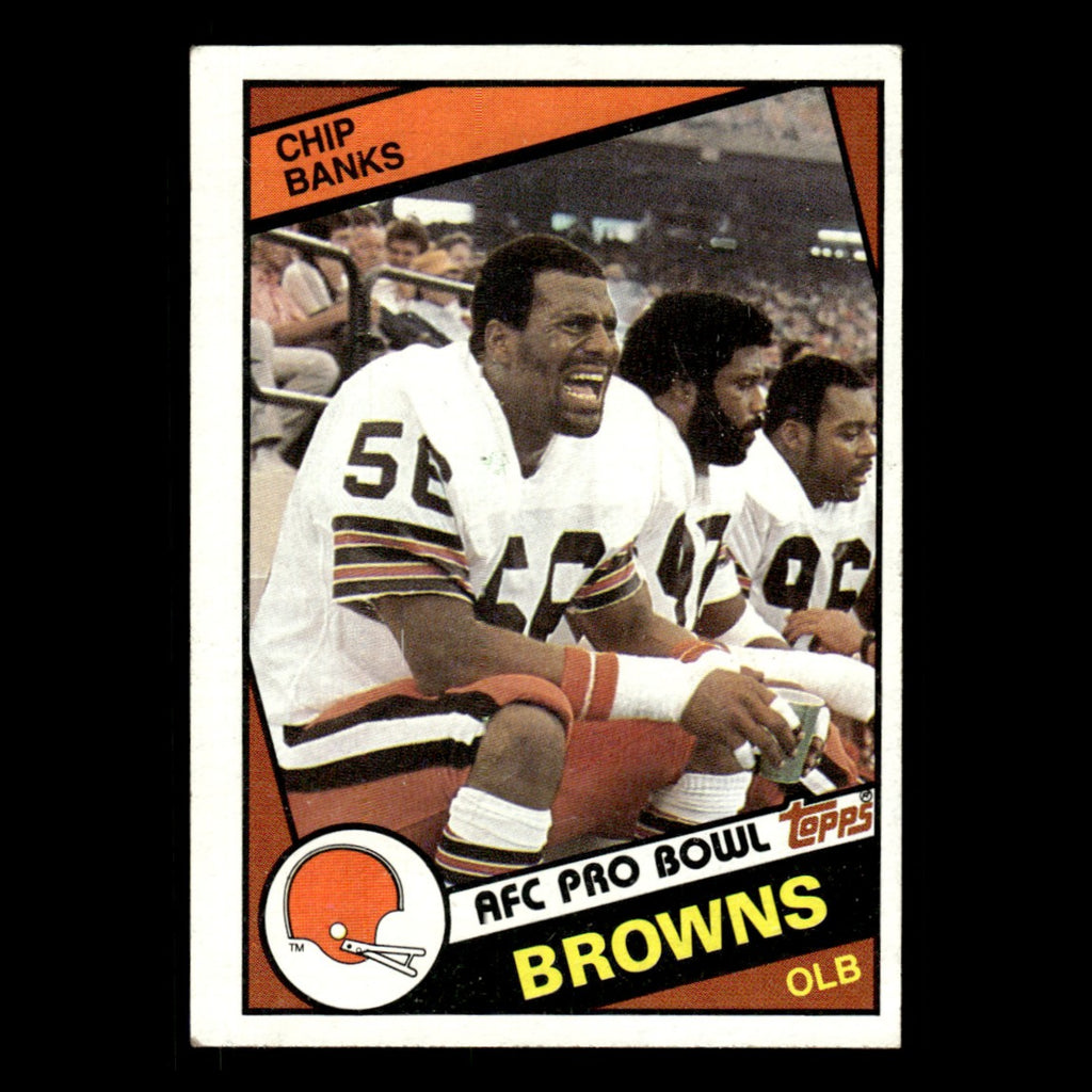 Chip Banks #49 1984 Topps Cleveland Browns Football Card NFL EX