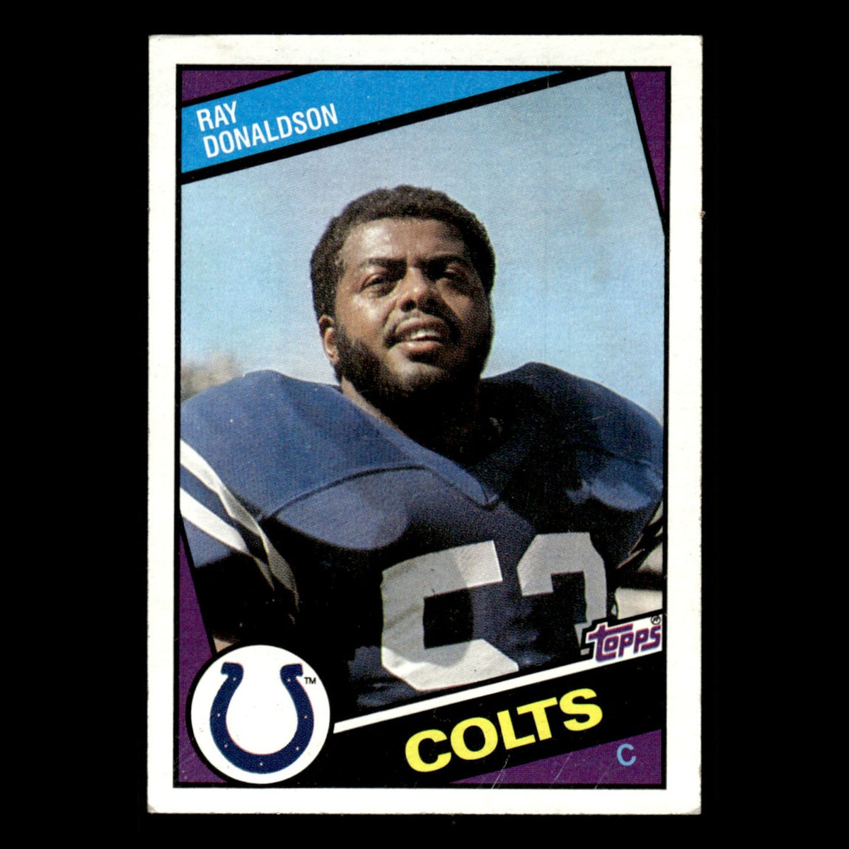 Ray Donaldson #13 1984 Topps Indianapolis Colts Football Card NFL EX